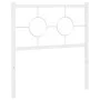 White metal headboard 75 cm by , Headboards and footboards - Ref: Foro24-376301, Price: 28,39 €, Discount: %