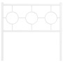 Cabecero de metal blanco 90 cm de , Cabeceros y pies de cama - Ref: Foro24-376303, Precio: 30,47 €, Descuento: %