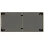 Garden table glass surface PE rattan gray 115x54x74 cm by , Garden tables - Ref: Foro24-365073, Price: 72,38 €, Discount: %