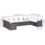 10-piece garden sofa set and brown synthetic rattan cushions by , Modular outdoor sofas - Ref: Foro24-3251810, Price: 626,55 ...