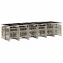 Set comedor jardín y cojines 13 pzas ratán sintético gris claro de , Conjuntos de jardín - Ref: Foro24-3210947, Precio: 832,2...