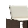 Tumbonas con mesita 2 unidades ratán sintético marrón de , Tumbonas - Ref: Foro24-368423, Precio: 182,96 €, Descuento: %