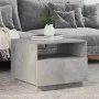 Mesa de centro con luces LED gris hormigón 50x49x40 cm de , Mesas de centro - Ref: Foro24-839829, Precio: 58,82 €, Descuento: %