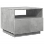 Mesa de centro con luces LED gris hormigón 50x49x40 cm de , Mesas de centro - Ref: Foro24-839829, Precio: 54,72 €, Descuento: %