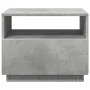 Mesa de centro con luces LED gris hormigón 50x49x40 cm de , Mesas de centro - Ref: Foro24-839829, Precio: 58,82 €, Descuento: %