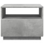 Mesa de centro con luces LED gris hormigón 50x49x40 cm de , Mesas de centro - Ref: Foro24-839829, Precio: 54,72 €, Descuento: %
