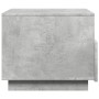 Mesa de centro con luces LED gris hormigón 50x49x40 cm de , Mesas de centro - Ref: Foro24-839829, Precio: 54,72 €, Descuento: %