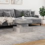Mesa de centro con luces LED gris hormigón 50x50x40 cm de , Mesas de centro - Ref: Foro24-839843, Precio: 51,34 €, Descuento: %