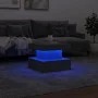 Mesa de centro con luces LED gris hormigón 50x50x40 cm de , Mesas de centro - Ref: Foro24-839843, Precio: 64,14 €, Descuento: %