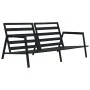 Set muebles de jardín con cojines 4 pzas aluminio gris oscuro de vidaXL, Conjuntos de jardín - Ref: Foro24-47818, Precio: 690...