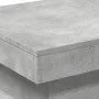 Mesa de centro con luces LED gris hormigón 50x50x40 cm de , Mesas de centro - Ref: Foro24-839843, Precio: 64,14 €, Descuento: %