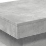 Mesa de centro con luces LED gris hormigón 50x50x40 cm de , Mesas de centro - Ref: Foro24-839843, Precio: 51,34 €, Descuento: %