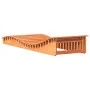Tumbona de madera maciza de pino marrón cera 205x70x31,5 cm de , Tumbonas - Ref: Foro24-844652, Precio: 91,58 €, Descuento: %