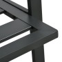 Set muebles de jardín con cojines 4 pzas aluminio gris oscuro de vidaXL, Conjuntos de jardín - Ref: Foro24-47818, Precio: 701...