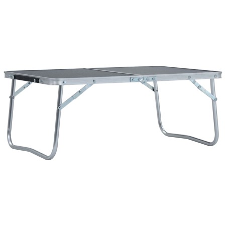 Mesa de camping plegable aluminio gris 60x40 cm de vidaXL, Mobiliario de camping - Ref: Foro24-48187, Precio: 28,10 €, Descue...