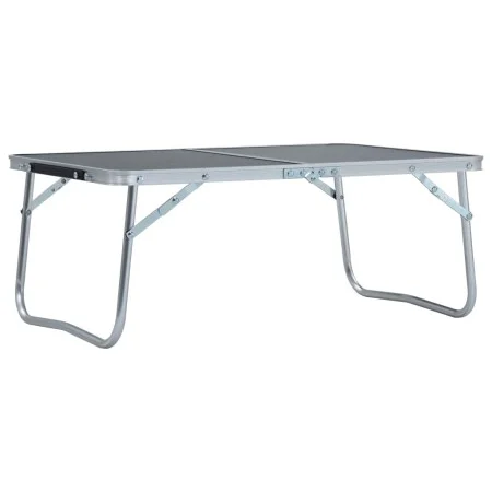 Mesa de camping plegable aluminio gris 60x40 cm de vidaXL, Mobiliario de camping - Ref: Foro24-48187, Precio: 26,93 €, Descue...