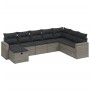 Set de sofás de jardín 8 pzas y cojines ratán sintético gris de , Conjuntos de jardín - Ref: Foro24-3263586, Precio: 480,26 €...