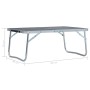 Mesa de camping plegable aluminio gris 60x40 cm de vidaXL, Mobiliario de camping - Ref: Foro24-48187, Precio: 28,10 €, Descue...