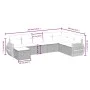 Set de sofás de jardín 8 pzas y cojines ratán sintético gris de , Conjuntos de jardín - Ref: Foro24-3264206, Precio: 505,83 €...