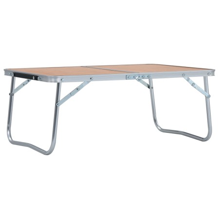 Mesa de camping plegable aluminio marrón 60x40 cm de vidaXL, Mobiliario de camping - Ref: Foro24-48186, Precio: 26,74 €, Desc...