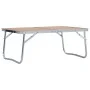 Mesa de camping plegable aluminio marrón 60x40 cm de vidaXL, Mobiliario de camping - Ref: Foro24-48186, Precio: 26,20 €, Desc...