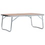 Mesa de camping plegable aluminio marrón 60x40 cm de vidaXL, Mobiliario de camping - Ref: Foro24-48186, Precio: 26,74 €, Desc...