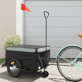 Remolque para bicicleta hierro negro y gris 45 kg de , Remolques para bicicletas - Ref: Foro24-94105, Precio: 93,75 €, Descue...