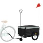 Remolque para bicicleta hierro negro y gris 45 kg de , Remolques para bicicletas - Ref: Foro24-94105, Precio: 93,75 €, Descue...