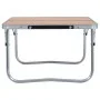 Mesa de camping plegable aluminio marrón 60x40 cm de vidaXL, Mobiliario de camping - Ref: Foro24-48186, Precio: 26,20 €, Desc...