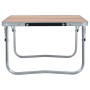 Mesa de camping plegable aluminio marrón 60x40 cm de vidaXL, Mobiliario de camping - Ref: Foro24-48186, Precio: 26,74 €, Desc...