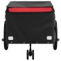 Remolque para bicicleta hierro negro y rojo 45 kg de , Remolques para bicicletas - Ref: Foro24-94111, Precio: 98,53 €, Descue...