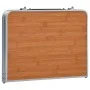 Mesa de camping plegable aluminio marrón 60x40 cm de vidaXL, Mobiliario de camping - Ref: Foro24-48186, Precio: 26,20 €, Desc...