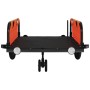 Remolque para bicicletas hierro y tela Oxford naranja de , Remolques para bicicletas - Ref: Foro24-94187, Precio: 84,29 €, De...