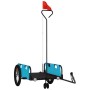 Remolque para bicicletas hierro y tela Oxford azul de , Remolques para bicicletas - Ref: Foro24-94191, Precio: 84,54 €, Descu...