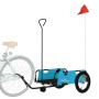 Remolque para bicicletas hierro y tela Oxford azul de , Remolques para bicicletas - Ref: Foro24-94191, Precio: 84,54 €, Descu...