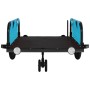 Remolque para bicicletas hierro y tela Oxford azul de , Remolques para bicicletas - Ref: Foro24-94191, Precio: 84,54 €, Descu...