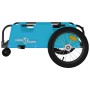 Remolque para bicicletas hierro y tela Oxford azul de , Remolques para bicicletas - Ref: Foro24-94191, Precio: 84,54 €, Descu...