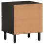 Mesitas de noche 2 uds madera maciza de mango negro 40x33x46 cm de , Mesitas de noche - Ref: Foro24-356818, Precio: 92,98 €, ...