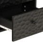 Mesitas de noche 2 uds madera maciza de mango negro 40x33x46 cm de , Mesitas de noche - Ref: Foro24-356818, Precio: 92,98 €, ...