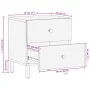Mesitas de noche 2 uds madera maciza de mango negro 40x33x46 cm de , Mesitas de noche - Ref: Foro24-356818, Precio: 92,15 €, ...