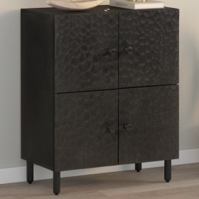Aparador madera maciza de mango negro 60x33x75 cm de , Aparadores - Ref: Foro24-356845, Precio: 148,66 €, Descuento: %
