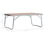 Mesa de camping plegable aluminio marrón 60x40 cm de vidaXL, Mobiliario de camping - Ref: Foro24-48186, Precio: 26,74 €, Desc...