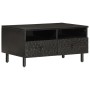 Mesa de centro madera maciza de mango negra 80x54x40 cm de , Mesas de centro - Ref: Foro24-356832, Precio: 94,32 €, Descuento: %