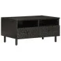 Mesa de centro madera maciza de mango negra 80x54x40 cm de , Mesas de centro - Ref: Foro24-356832, Precio: 93,47 €, Descuento: %