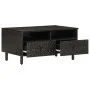 Mesa de centro madera maciza de mango negra 80x54x40 cm de , Mesas de centro - Ref: Foro24-356832, Precio: 93,47 €, Descuento: %
