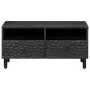 Mesa de centro madera maciza de mango negra 80x54x40 cm de , Mesas de centro - Ref: Foro24-356832, Precio: 93,47 €, Descuento: %