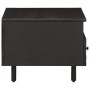 Mesa de centro madera maciza de mango negra 80x54x40 cm de , Mesas de centro - Ref: Foro24-356832, Precio: 94,32 €, Descuento: %
