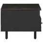 Mesa de centro madera maciza de mango negra 80x54x40 cm de , Mesas de centro - Ref: Foro24-356832, Precio: 93,47 €, Descuento: %