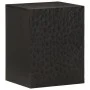 Armario de baño de pared madera maciza mango negro 38x33x48 cm de , Tocadores de baño - Ref: Foro24-356839, Precio: 84,58 €, ...