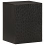 Armario de baño de pared madera maciza mango negro 38x33x48 cm de , Tocadores de baño - Ref: Foro24-356839, Precio: 86,12 €, ...